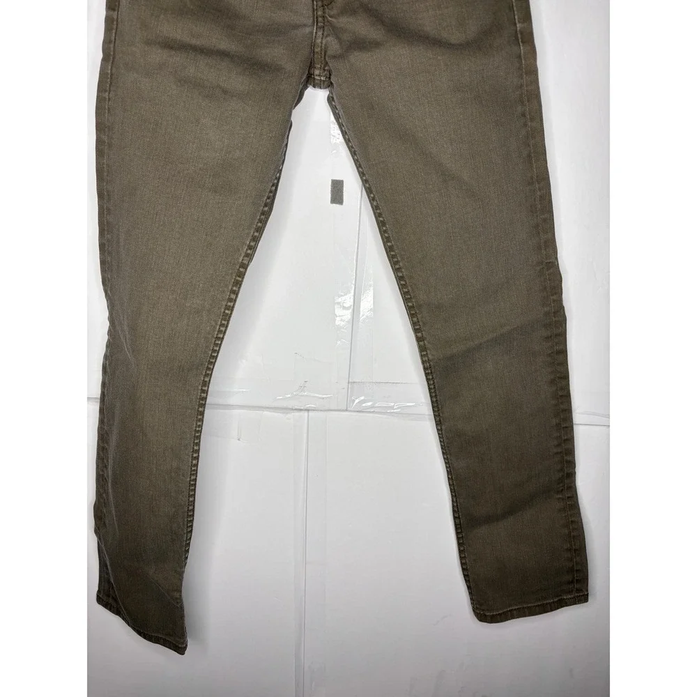 Levis 511 Slim Fit Jeans Mens 29x32 Olive Brown Green Denim Pants‎